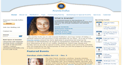 Desktop Screenshot of anandadallas.org
